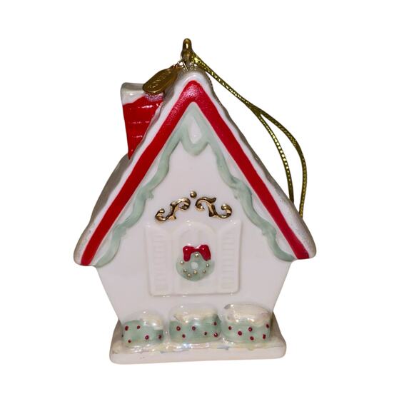 NWT Lenox "Bless Our Home" Christmas ornament "2010" - Holiday Cardinal Ceramic - Picture 6 of 16